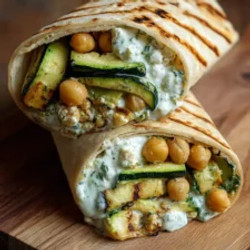 Grilled Zucchini &amp; Feta Chickpea Wrap With Herbed Yogurt – 5 Irresistible Flavors You’ll Love