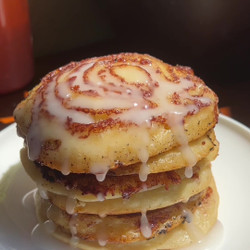 Cinnamon Roll Pancakes