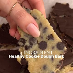 4 Ingredient Gluten-free Cookie Dough Bark