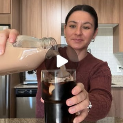 Homemade Strawberry Mocha Creamer