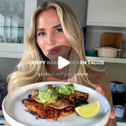 Crispy Baked Chicken Tacos With Avocado Lime Dip