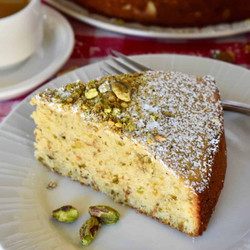 Pistachio Ricotta Cake