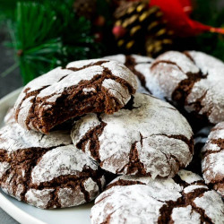 Chocolate Crinkle Cookies