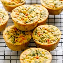 Mini Chickpea Flour Frittatas (vegan)
