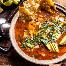 Salsa Verde Tortilla Soup