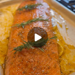 The Easiest Baked Garlic &amp; Herb Salmon Recipe Ever!
