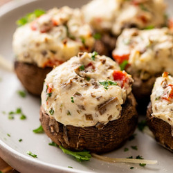 Cream Cheese Stuffed Mushrooms