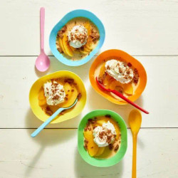 Perzikpudding Met Kaneel