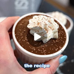 High Protein Italian Chocolate Budino