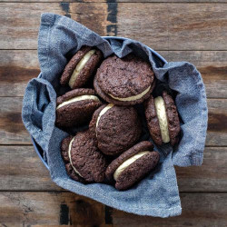 Sourdough Chocolate Sandwich Cookies