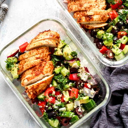 Greek Chicken Salad Bowls (meal-prep)