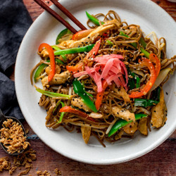 Chicken Yakisoba Recipe