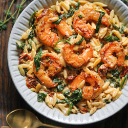 Shrimp Orzo (30-minute, One-pan Meal)