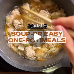 Thai-style Glass Noodles Soup With Chicken Meatballs