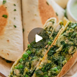 Caramelized Leek And Potato Wraps