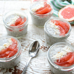 Grapefruit &amp; Ginger Chia Seed Pudding
