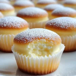 Fluffy Japanese Cotton Cheesecake Cupcakes You Must Try!