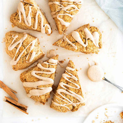 Glazed Cinnamon Scones