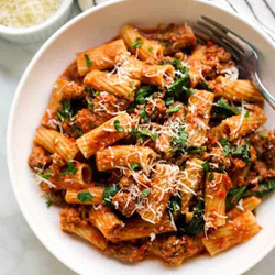 Creamy Tomato Pasta With Italian Sausage