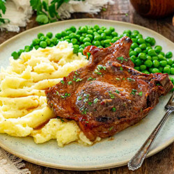 Brown Sugar Italian Pork Chops easy meat