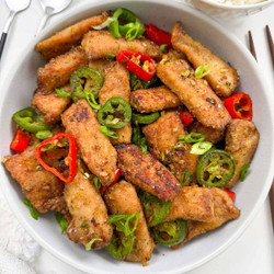 Salt And Pepper Pork Chops - Chinese Style!