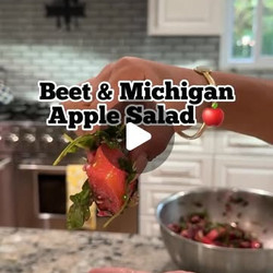 Beet &amp; Michigan Apple Salad