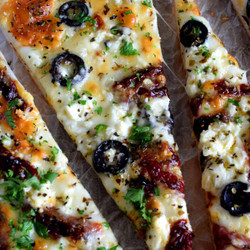 Homemade Mediterranean Flatbread