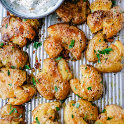 Crispy Smashed Potatoes