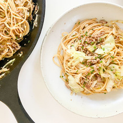 Pork &amp; Cabbage Noodle Stir-fry
