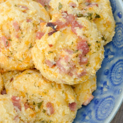 Keto Ham And Swiss Biscuits