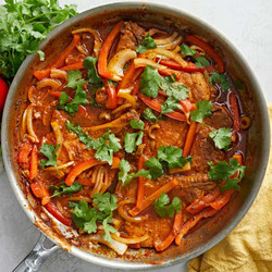 Chuletas Guisadas (puerto Rican Stewed Pork Chops)