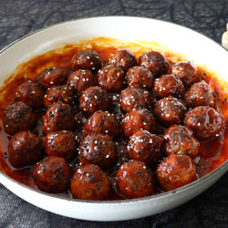 Red Devil Cocktail Meatballs