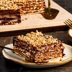 Chocolate-hazelnut Matzo Cake