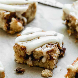 Cinnamon Roll Cake With Cream Cheese Frosting