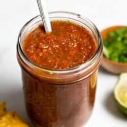 Easy Restaurant Style Blender Salsa