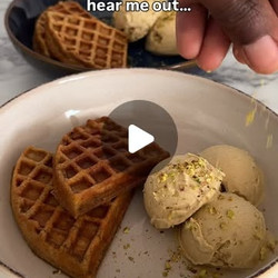 Roasted Plantain &amp; Coconut Ice Cream