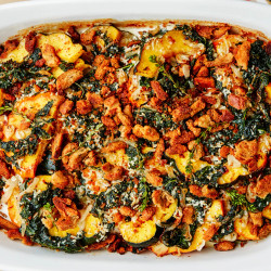 Cheesy Winter Squash Gratin