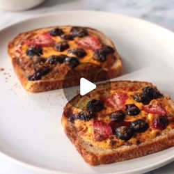 Berry Cinnamon Custard Toast