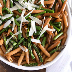 Penne With Roasted Asparagus And Balsamic Butter