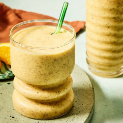 Orange-peach Chia Seed Smoothie