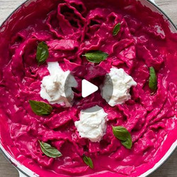 Vegan Beet Pasta