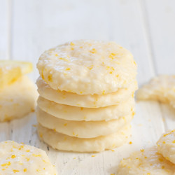 3 Ingredient No Bake Lemon Cookies