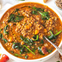 Lentil Vegetable Soup aka Lentil Korma
