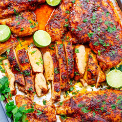 20-minute Baked Lime Cilantro Chicken Breasts