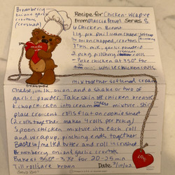 Recipe for Chicken Wraps