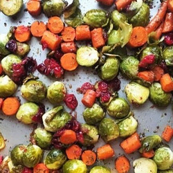 Maple Balsamic Roasted Veggies
