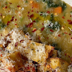Creamy Potato, Leek, And Kale Soup