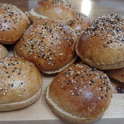 Homemade Hamburger Buns With Fresh Milled Flour