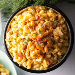 Creamy Deviled Egg Pasta Salad
