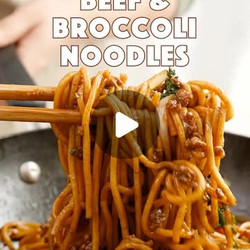 Easy Quick Beef And Broccoli Noodles